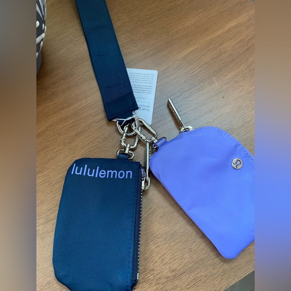 Lululemon dual pouch wristlet